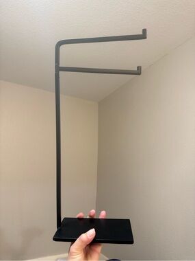 Hearth & Hand Black Metal Hand Towel Swivel Stand Rack Modern Minimalist